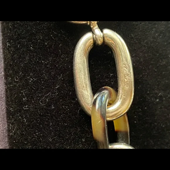 Ralph Lauren Jewelry. Vintage Silver Faux Tortoise Collection. Neck ear, wrist - Picture 4 of 9